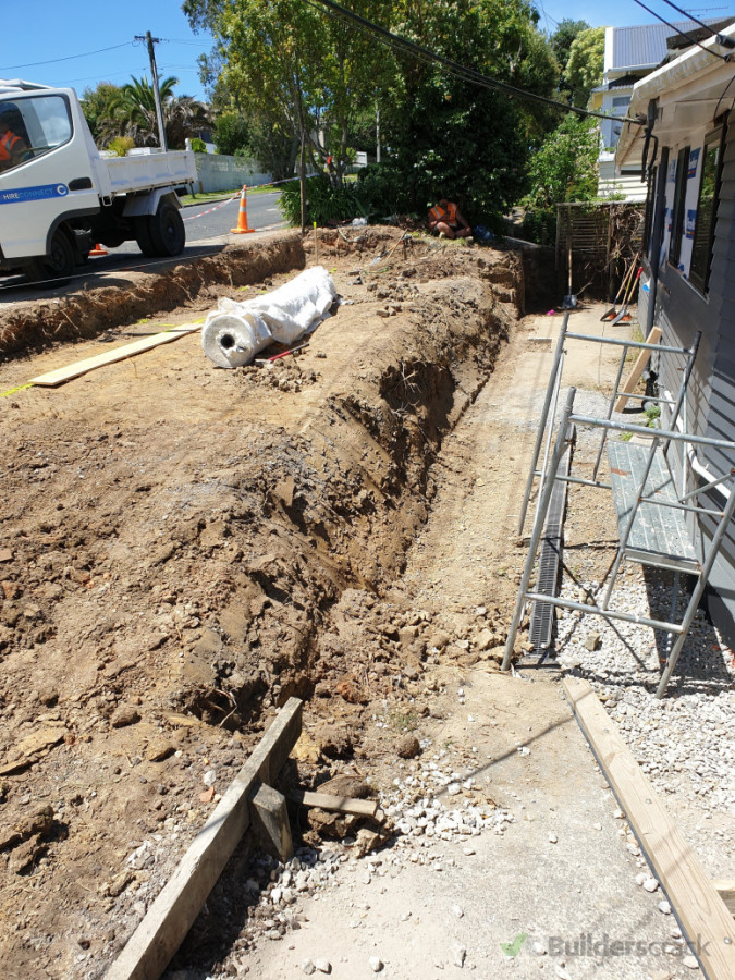 Prep for drilling holes