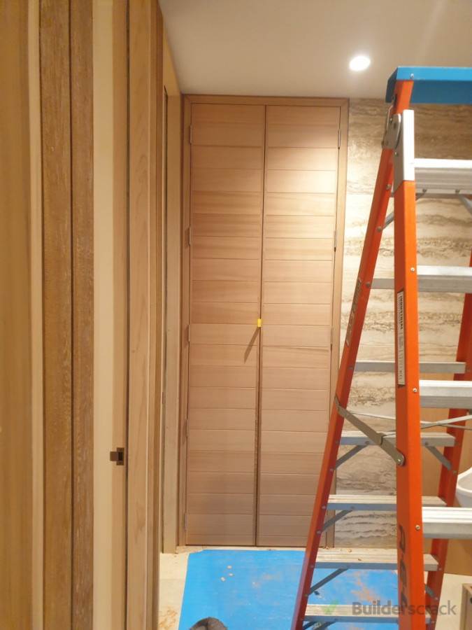 Tall double panel doors