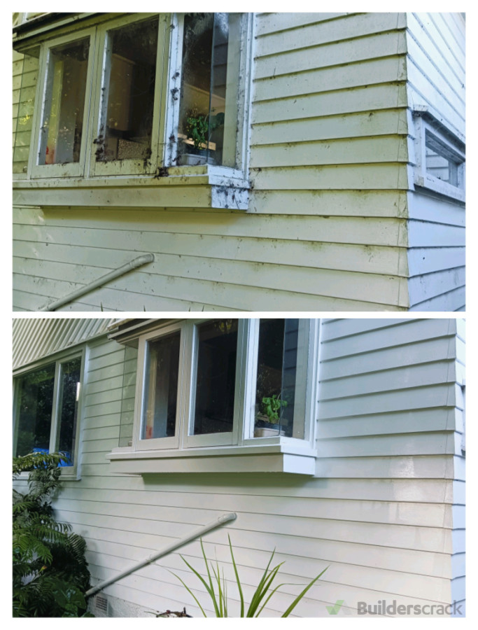 House wash and spider treatment