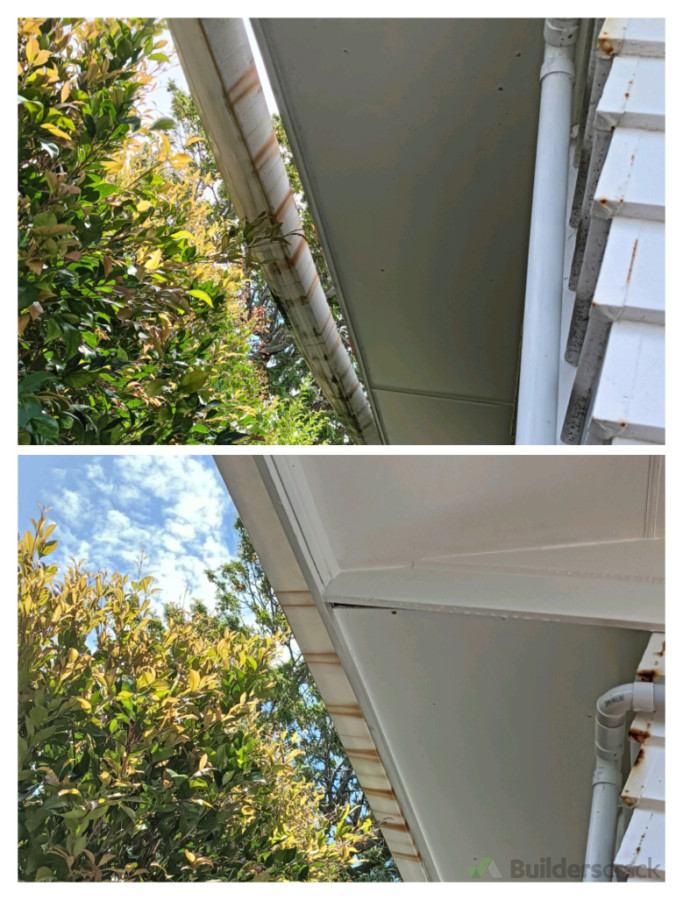 Quick and cost sensitive fix . Replacing brackets ahead of house wash