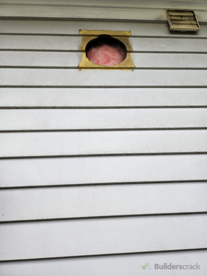 Stage 1- Hole in wall before