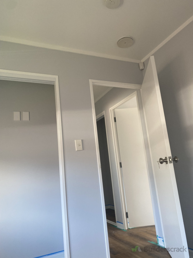 Painting project completed to the highest standards. Ready for final touch-ups