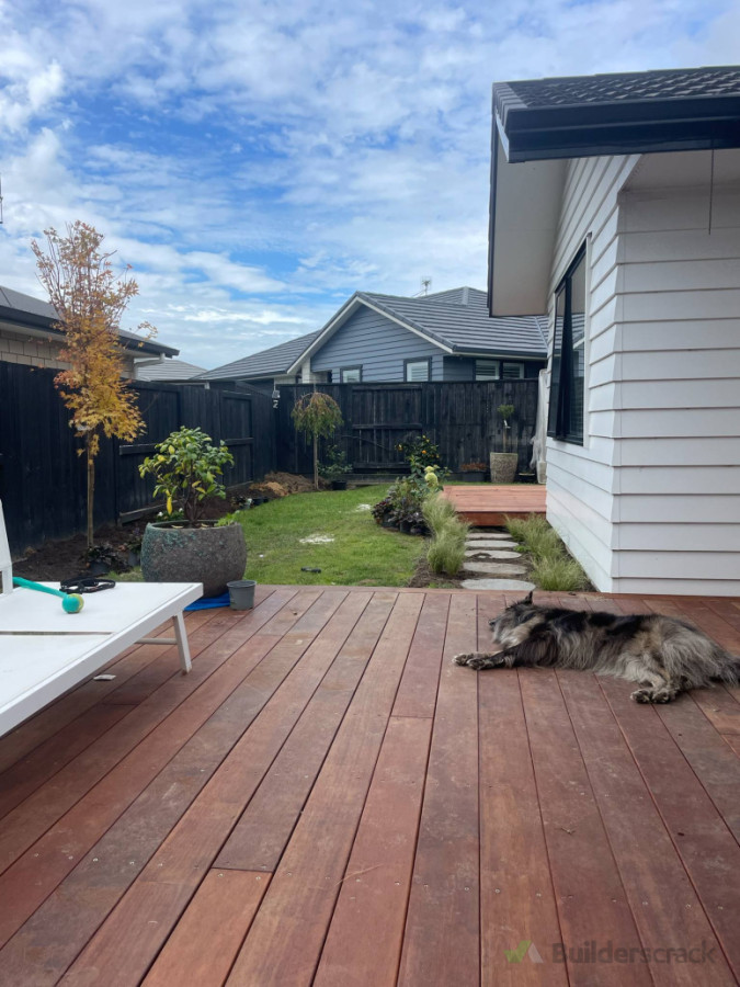 Qwila decks and pathway to replace the old