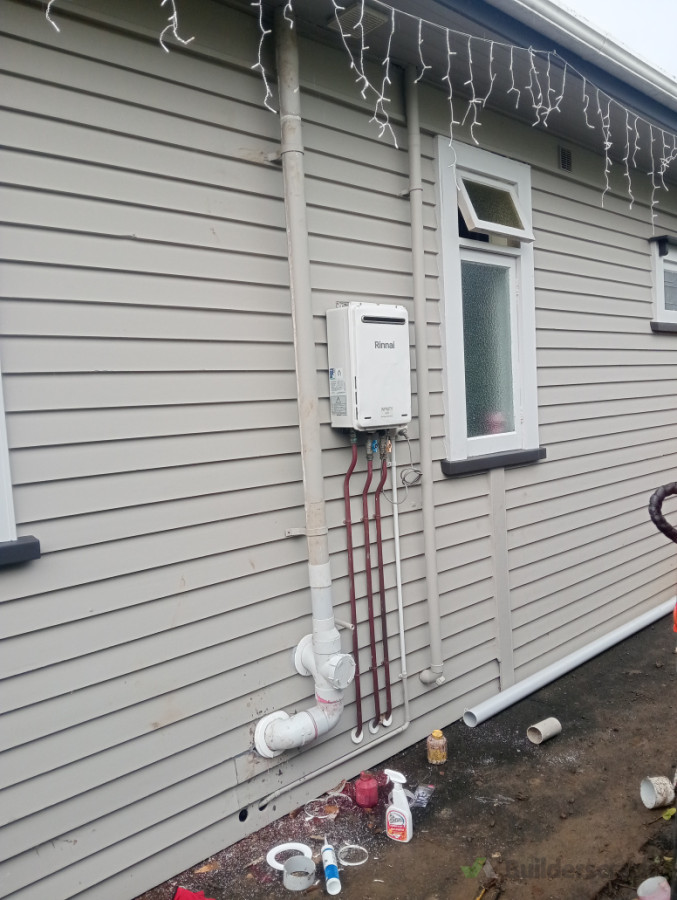 Replace toilet pipe form 8mm to 100