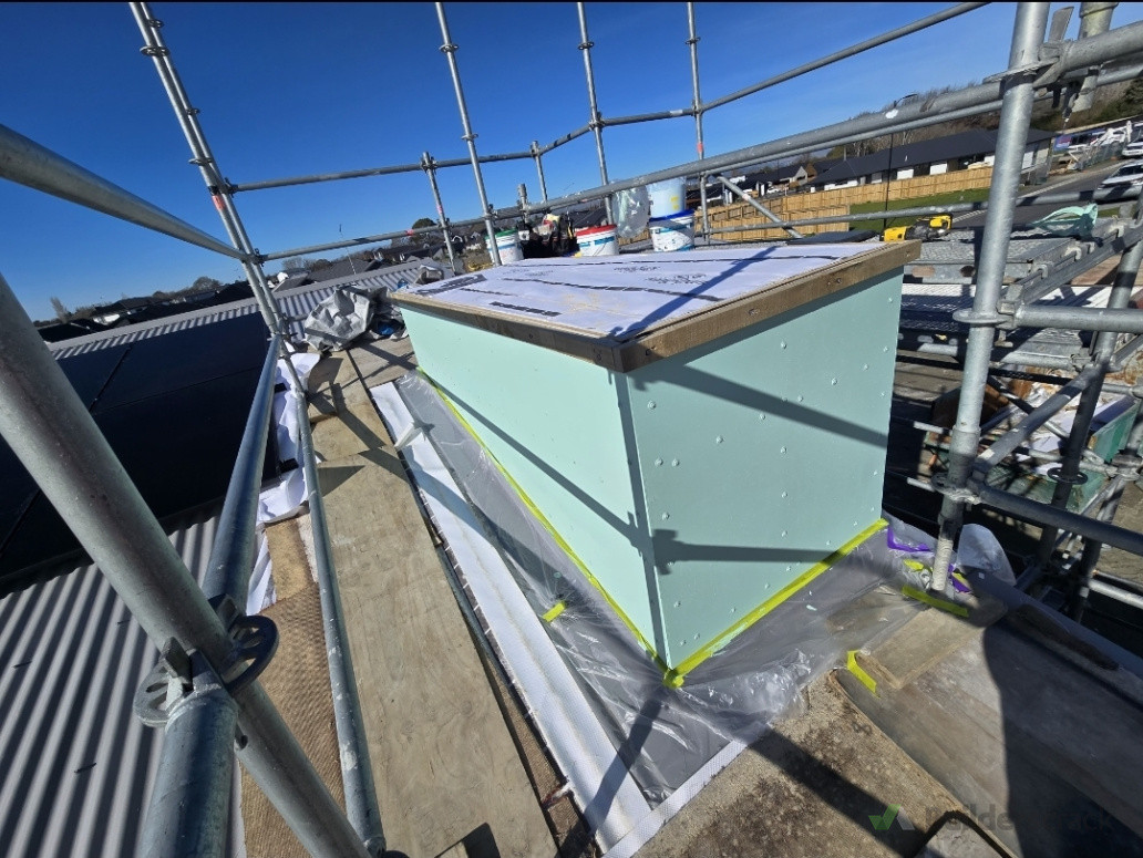 Chimney with epoxy primer