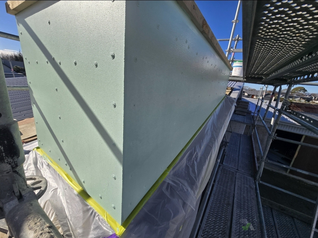 Chimney with epoxy primer