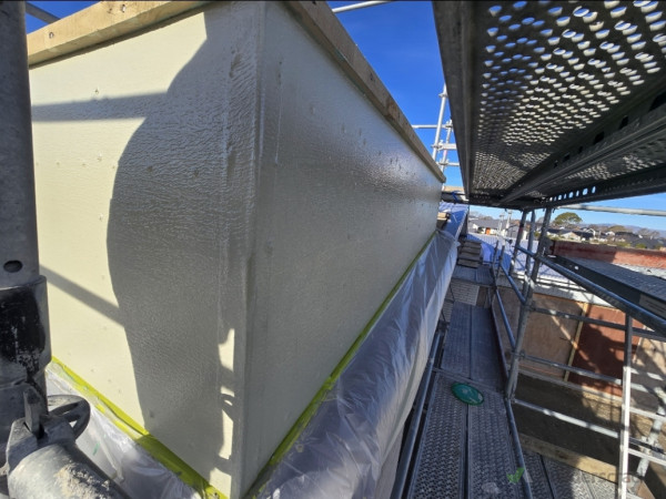 Chimney with 2 coats of waterproofing