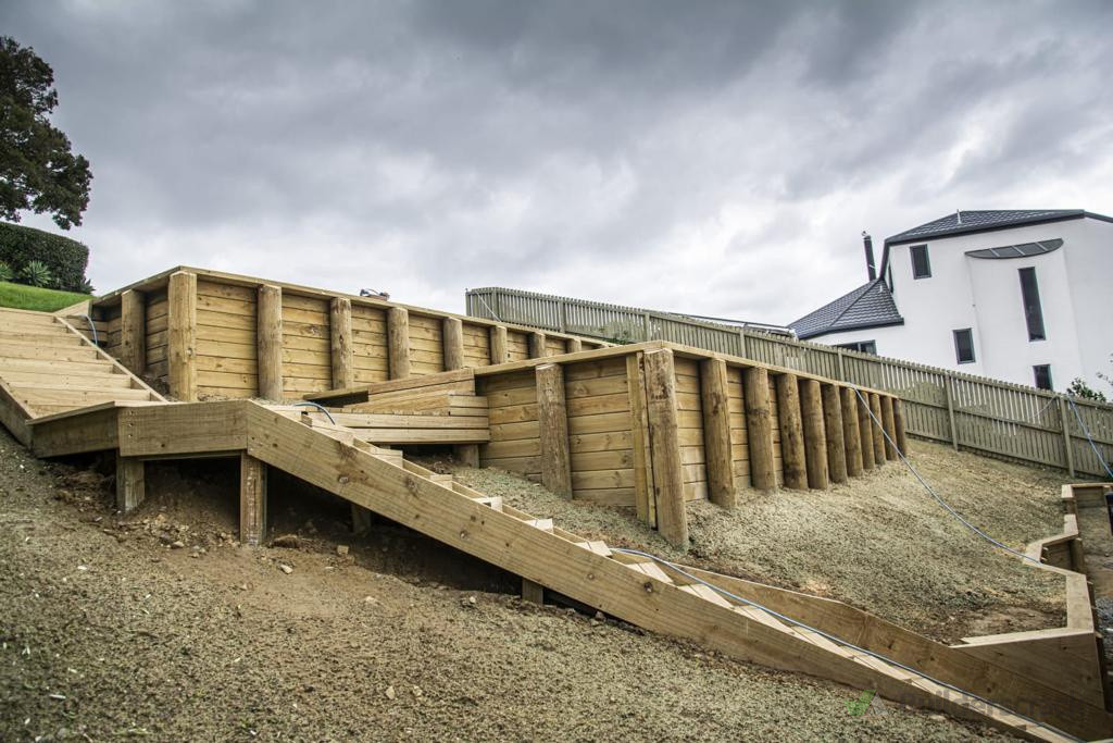 Terraced Retaining wall