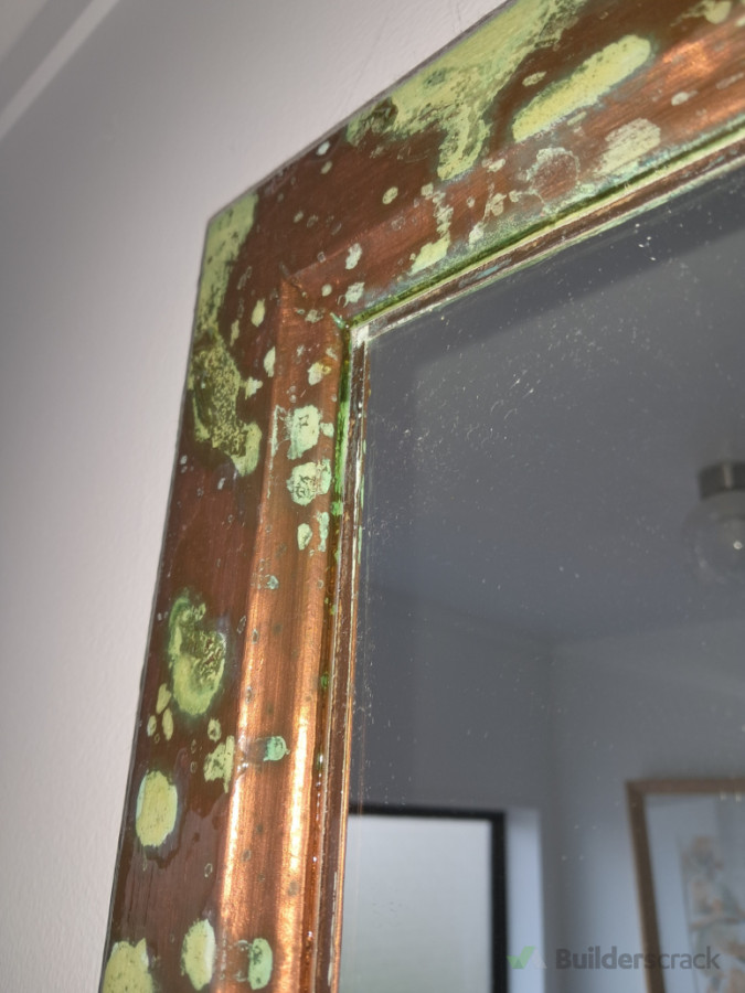 Revived an old 80's pine mirror frame