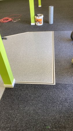 Carpet and Vinyl works done