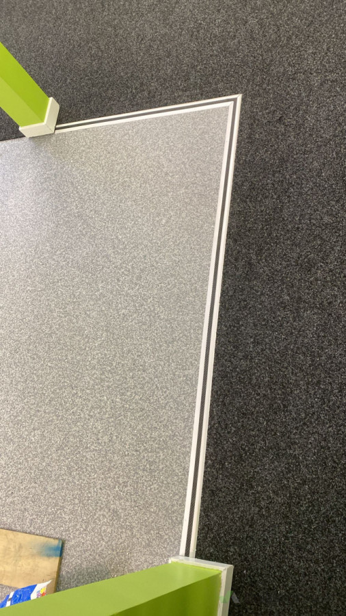 Carpet and Vinyl works done