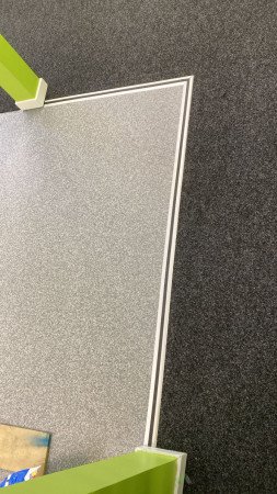 Carpet and Vinyl works done