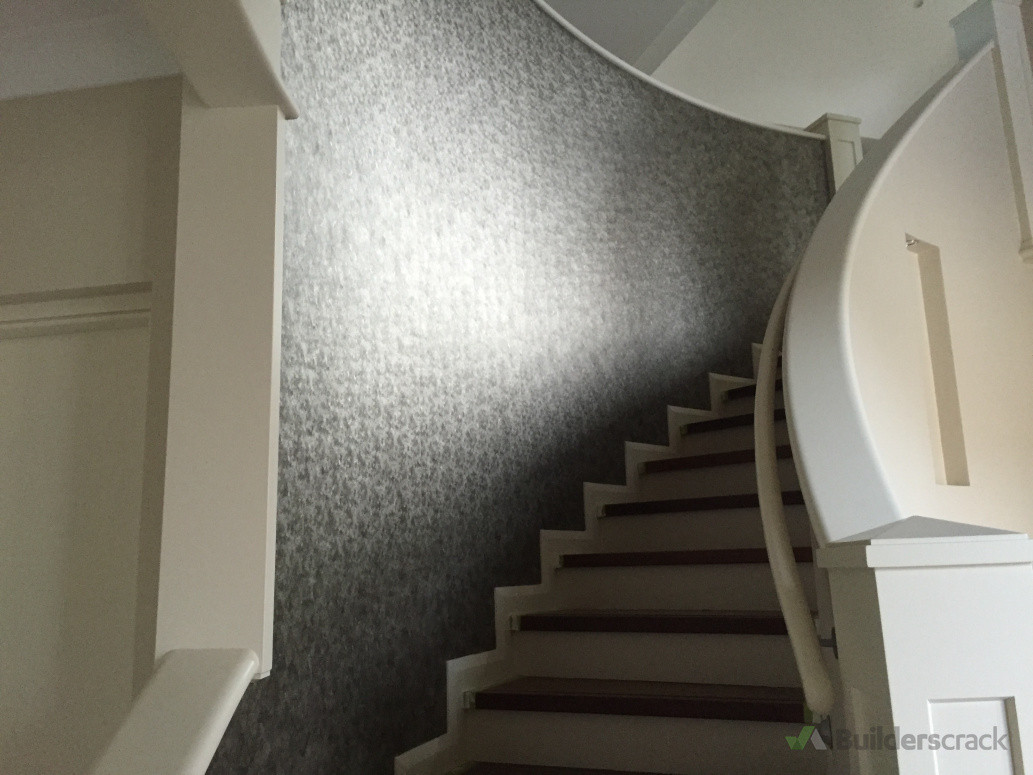 Interior repaint and paper - Stairwell