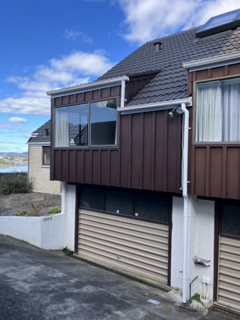 New pvc down pipes and gutters