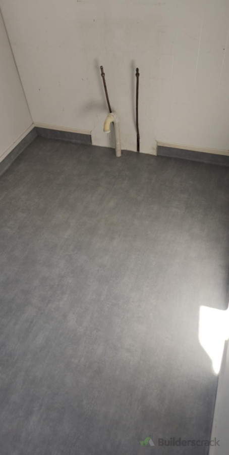 Flaxmere Laundry Floor  - New Floor Down