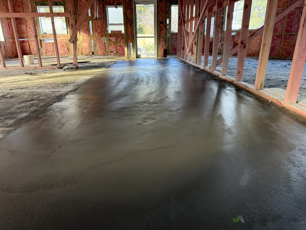House floor renovation slab