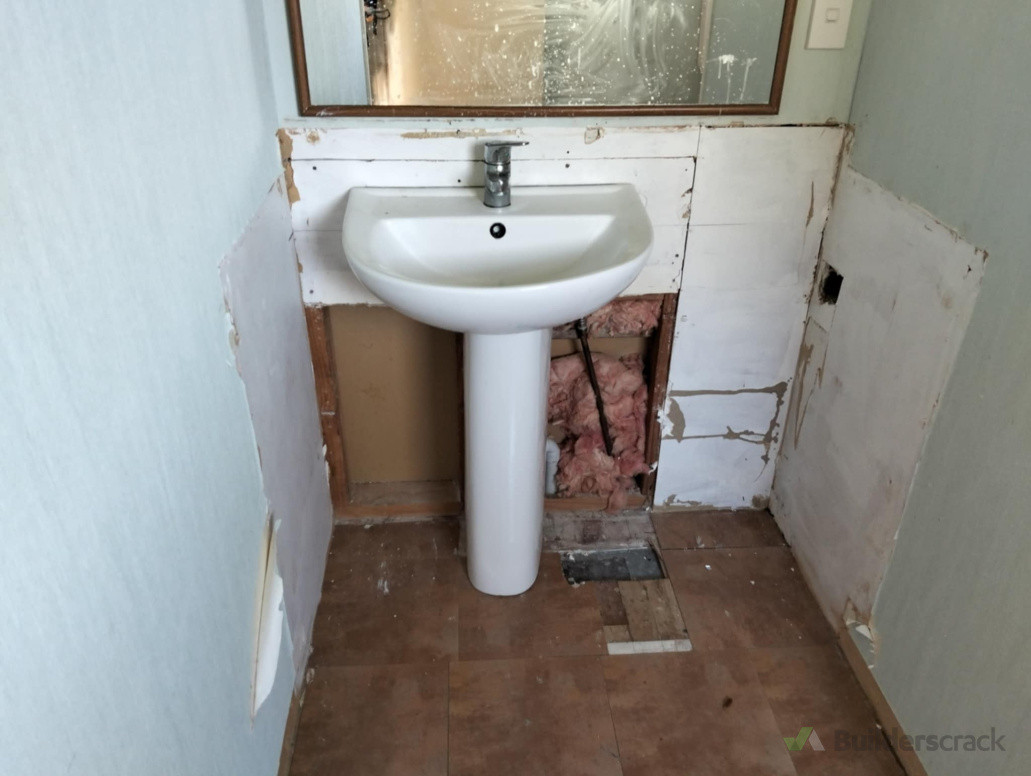 Bathroom repairs (Before)