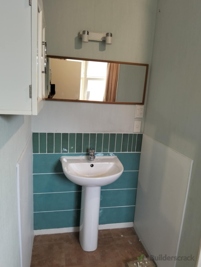 Bathroom repairs (After)