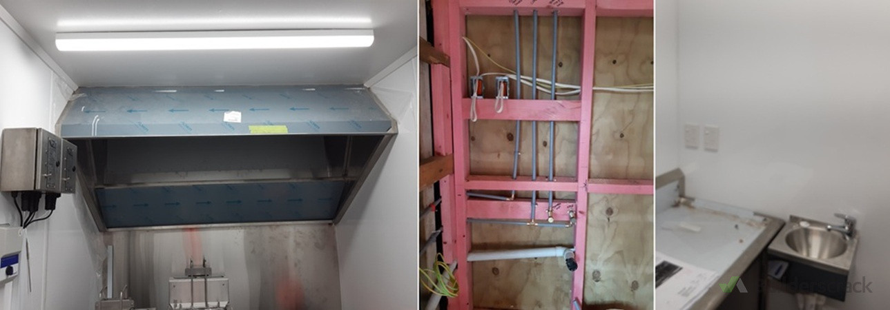 Commercial kitchen built to consultant design specifications.