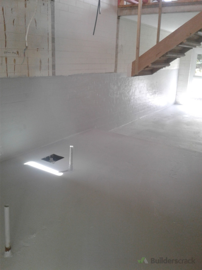 Basement Epoxy coating @ browns bay