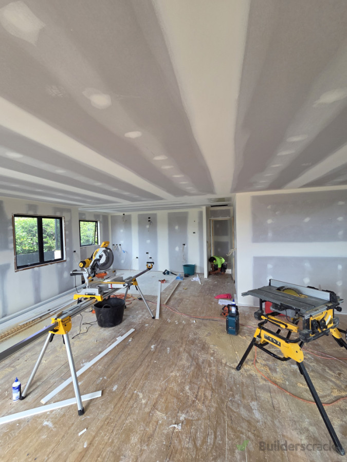 Gib linings completed stage