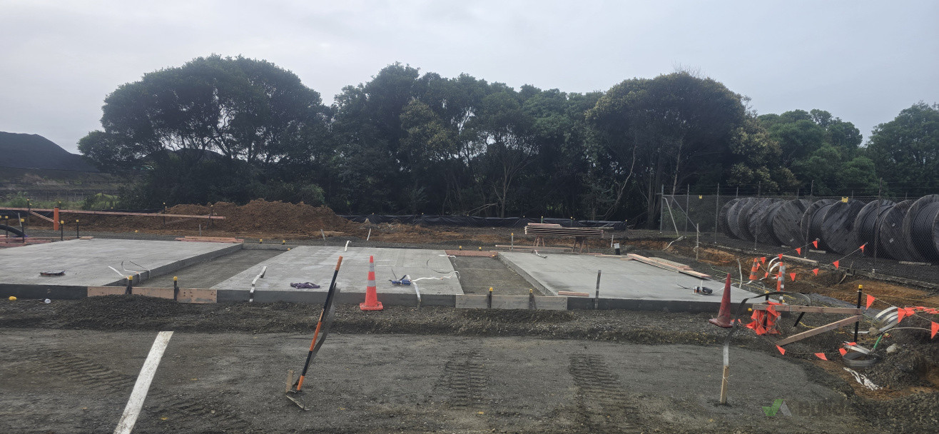 Concrete Slab Foundation for a Power Transformer