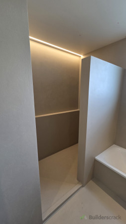 Main family bathroom , micro cement