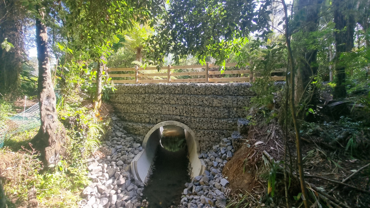 Completed 2.3m Diameter Culvert