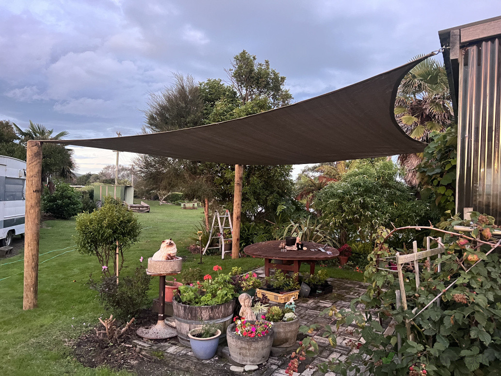 Shade sail installation