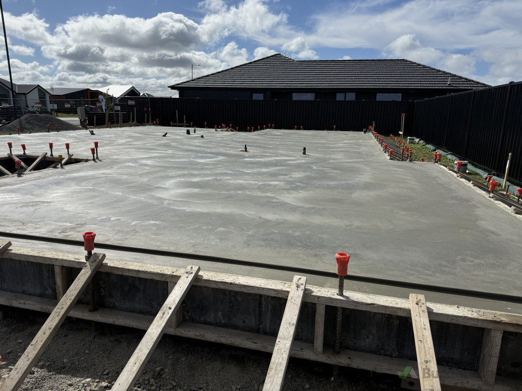 House concrete foundation