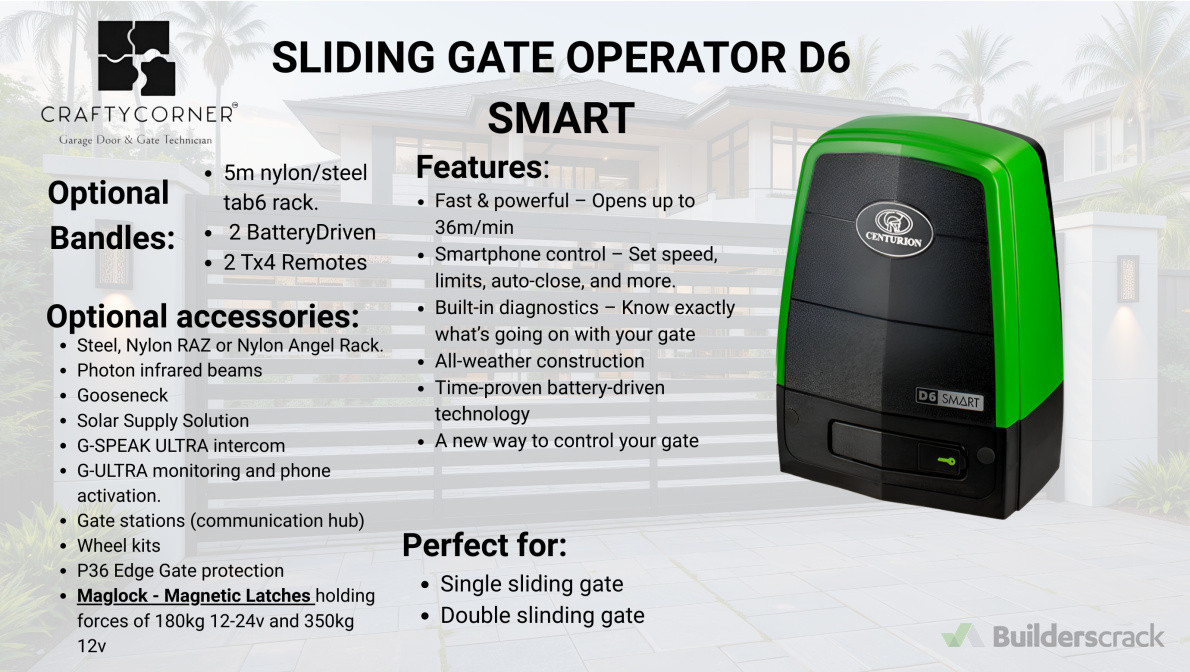 Sliding Gate D6 Smart