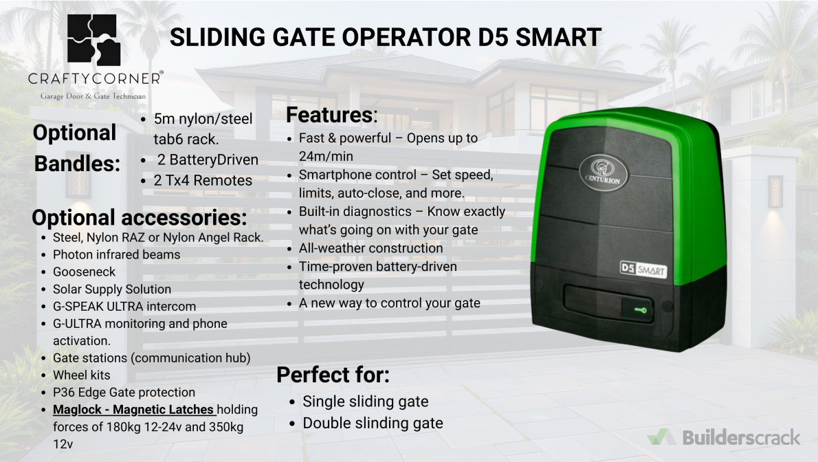 Sliding Gate D5 Smart
