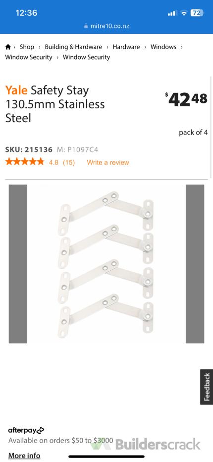 Window Stay Installation Install windows stays on aluminium windows frames #2 (#1148453 ...