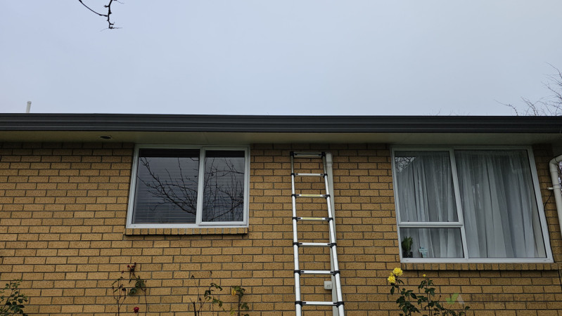 New secuity light getting ready to be installed