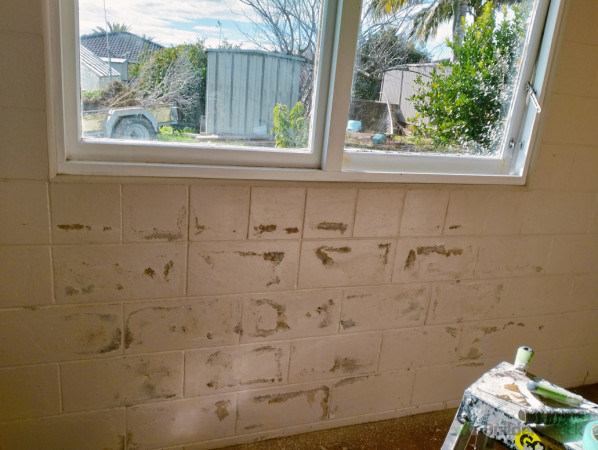 Before painting and plaster