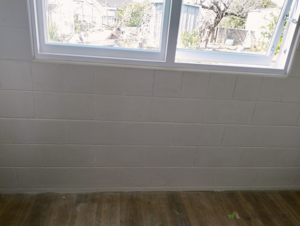 After painting and plaster