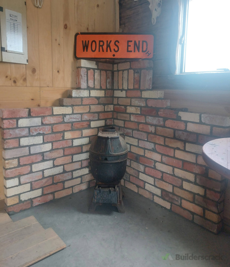 Fire Surround Using Recycled Bricks