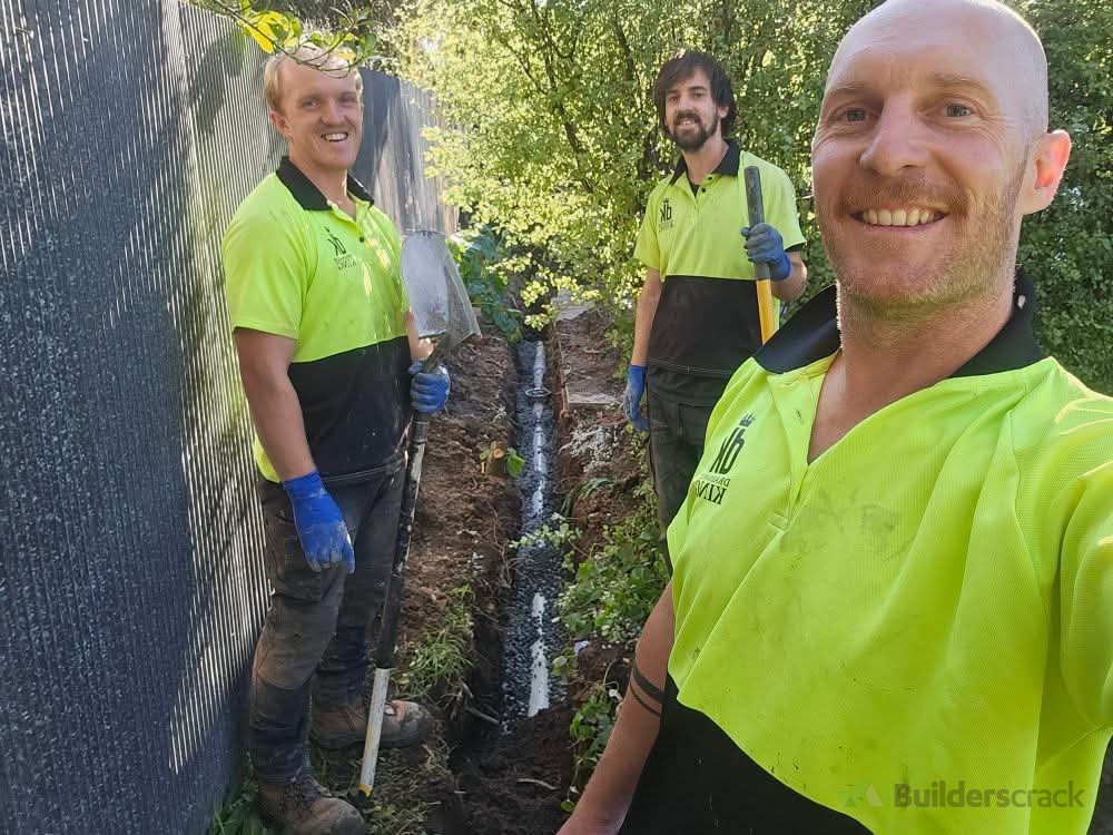 Our team putting in some new PVC for a customer in Lincoln