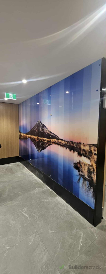 Airport Bathroom Splash back