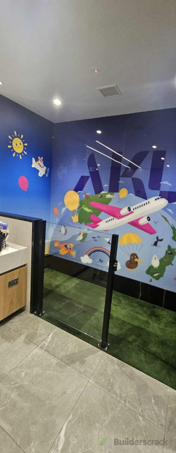 Airport Bathroom Splash back