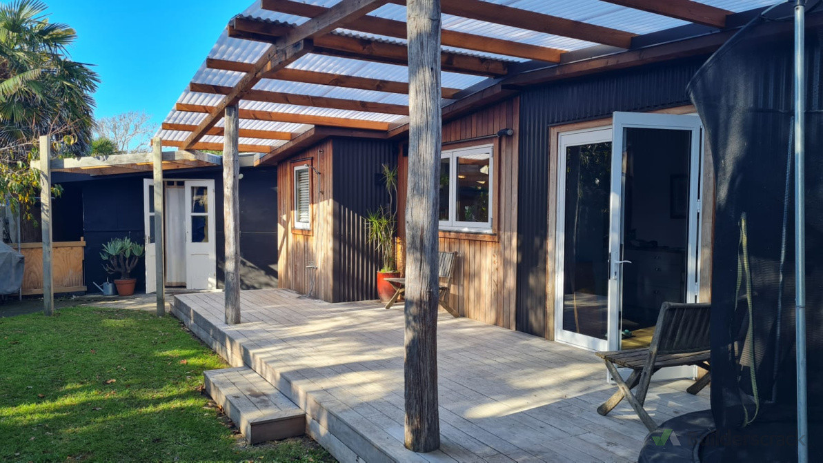 Multiple renovations, including double glazed joinery. Re-clad with a combination of colour steel iron and recycled spotted gum shiplap weatherboards. Design and build deck and veranda, made Fijian mahogany, Jarrah and Douglas fur timber.