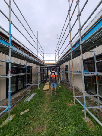 Reviewing a hard day's work