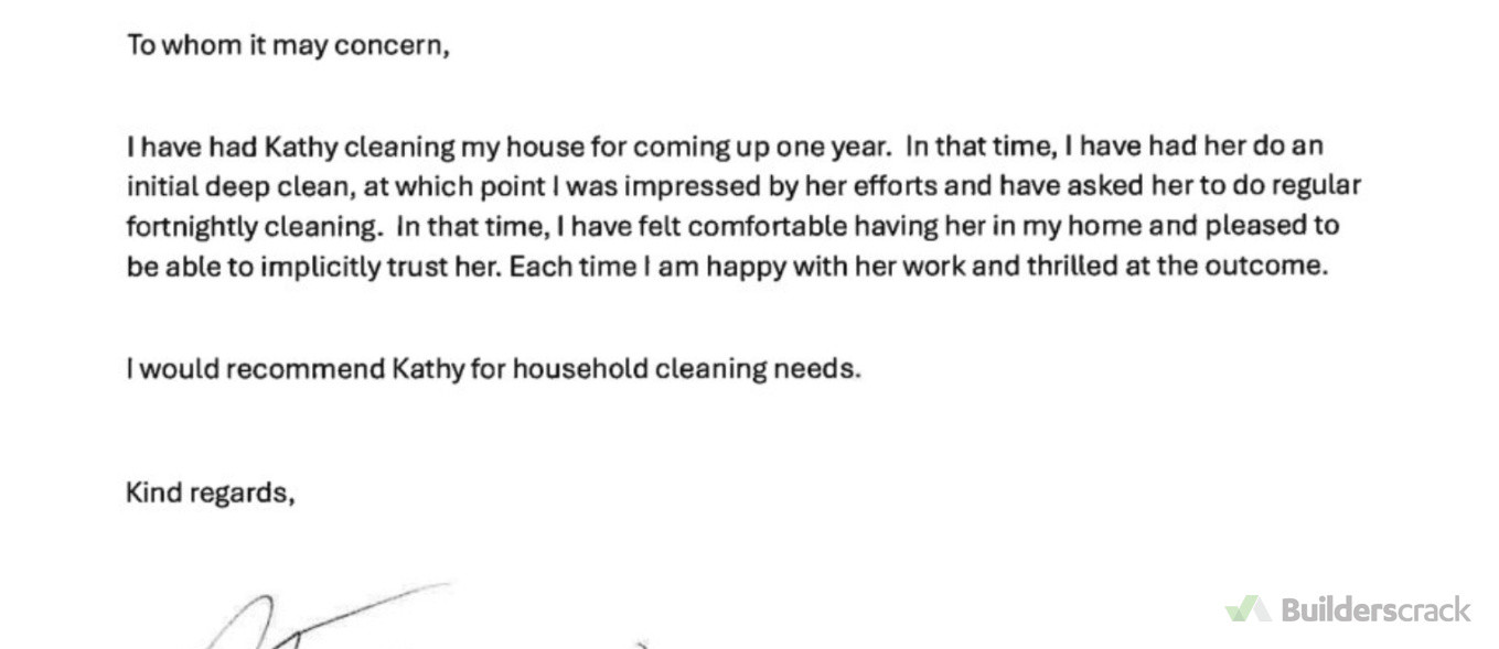 Happy House Cleaning Job Client - I Currently still working with
