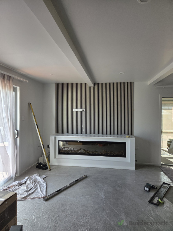 New built in fire-place