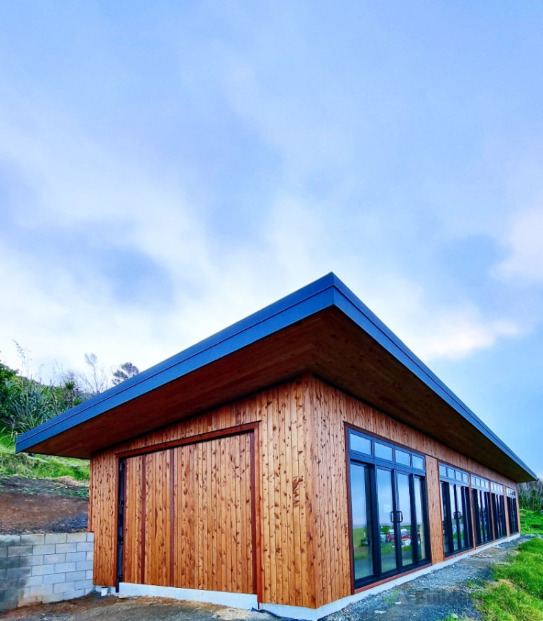 Redwood cedar clad Workshop. New Build in Leigh!