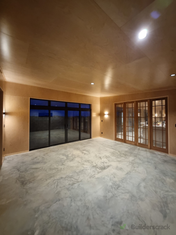 New Build Leigh, Bespoke Cedar French doors crafted by Martin Built.