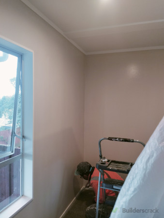 After finish Plaster and painting