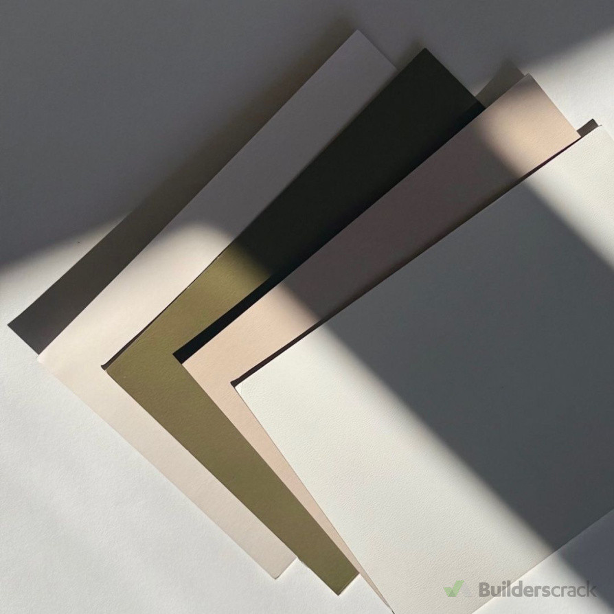 Warm coastal palette with muted earthy tones and soft pink, curated by Pigment Colour Consultancy for Whangamata bach