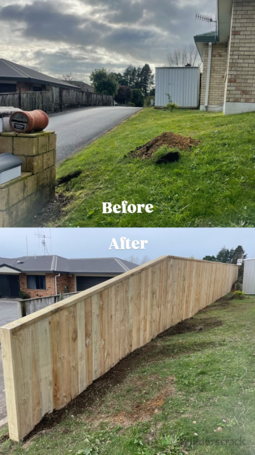 Te Puke Driveway fencing