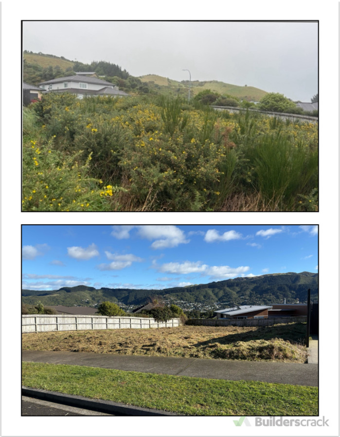 Fresh stones on drive